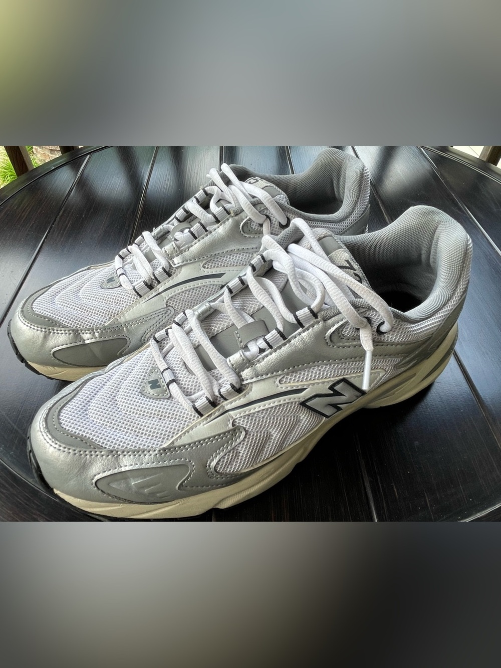 New Balance 725 ML725CD White Silver Gray Sneakers Men’s 11